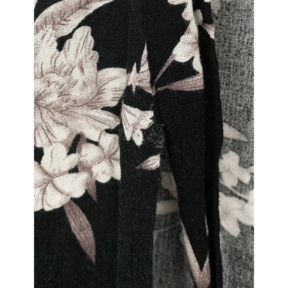 Spiritual Gangster Maya Floral Kimono Robe Cardigan, Black - Size OS - Picture 11 of 11